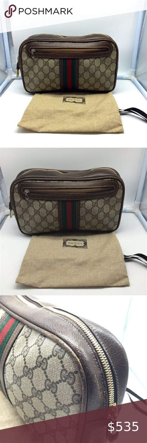 vintage gucci toiletry bag.